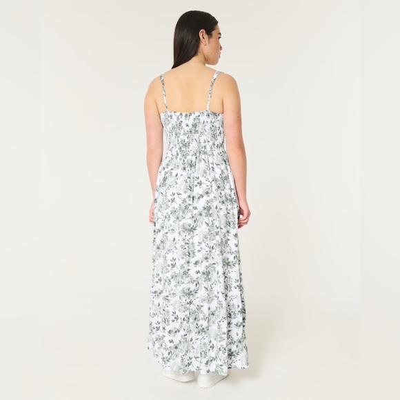 HOLLISTER SOFIA SIDE-SMOCKED MAXI DRESS - Picture 2 of 4